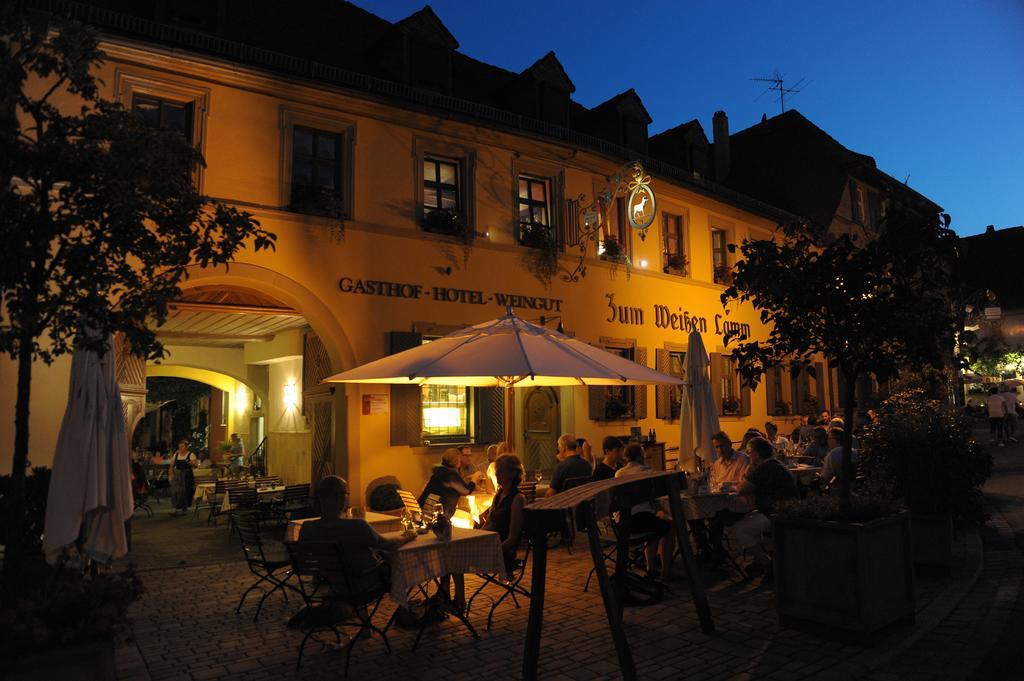 Gasthof Zum Weissen Lamm Sommerach Eksteriør bilde